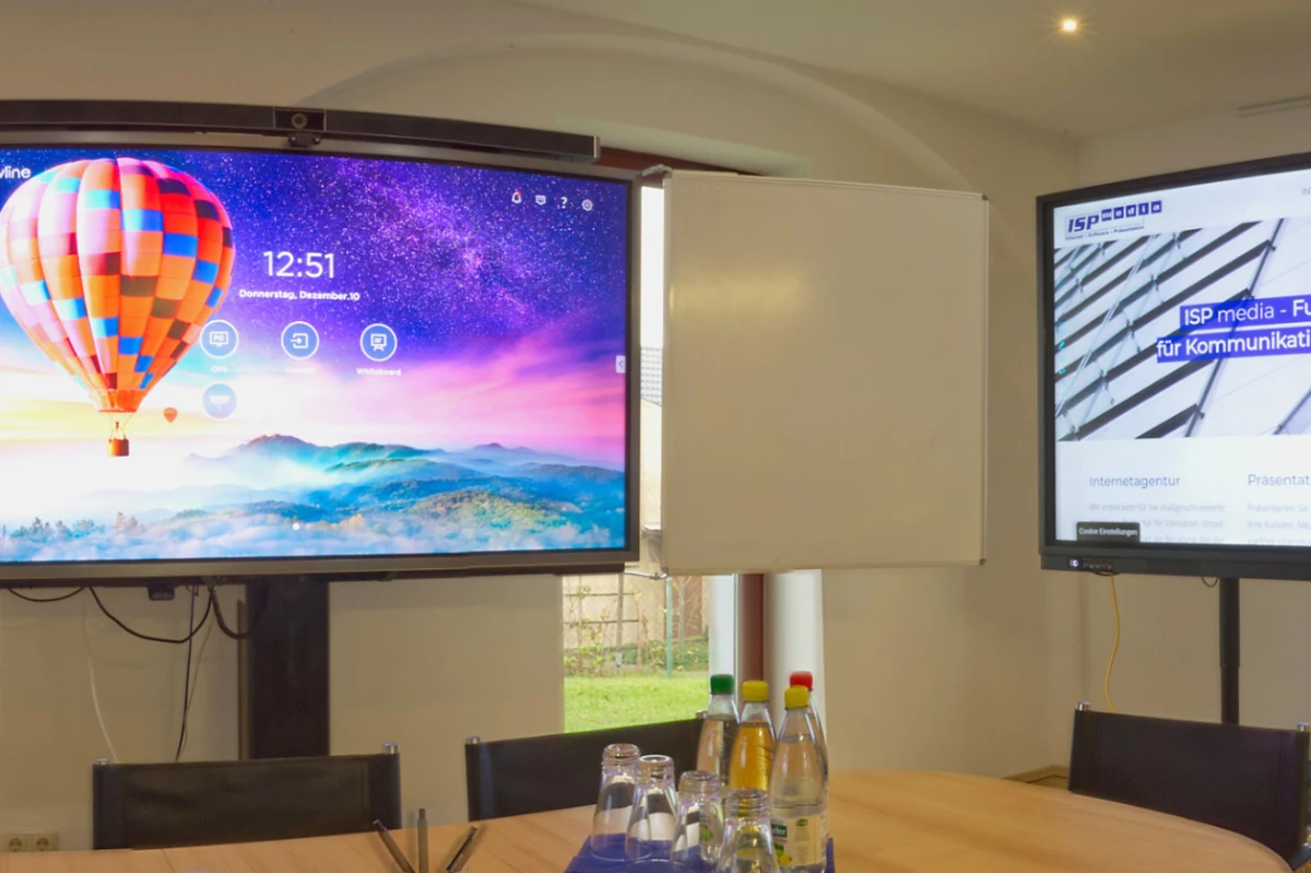 <p style="text-align:center;"><strong>Bildschirmtechnik Paket</strong><br>„Starke Bilder, klare Botschaften“</p>